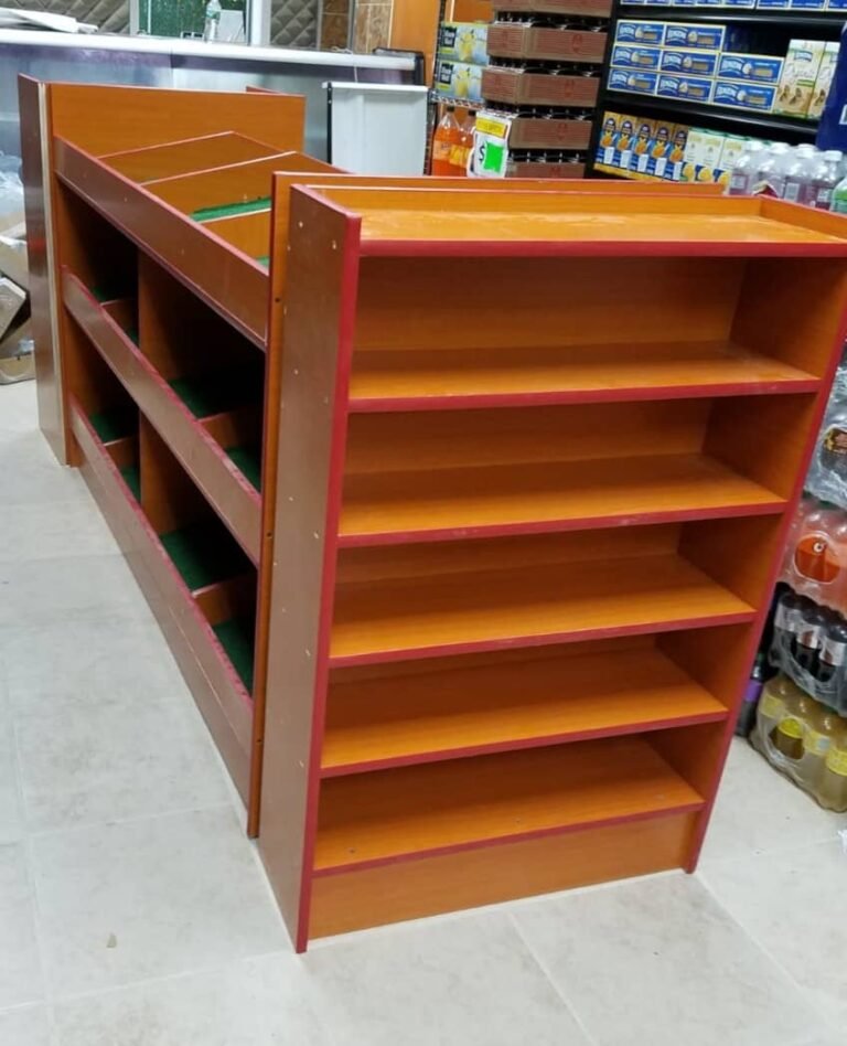 gondola shelving in fine wood