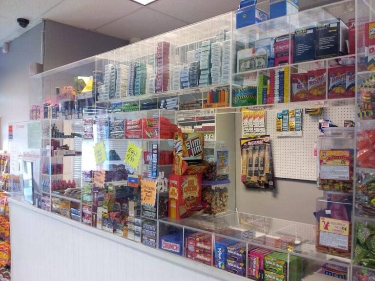 Grocery Acrylic retail display case