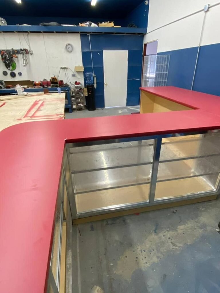 Commercial Glass Display Counter