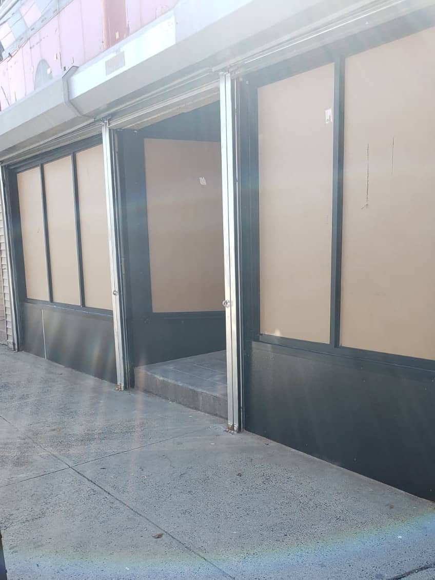 store front in construction
